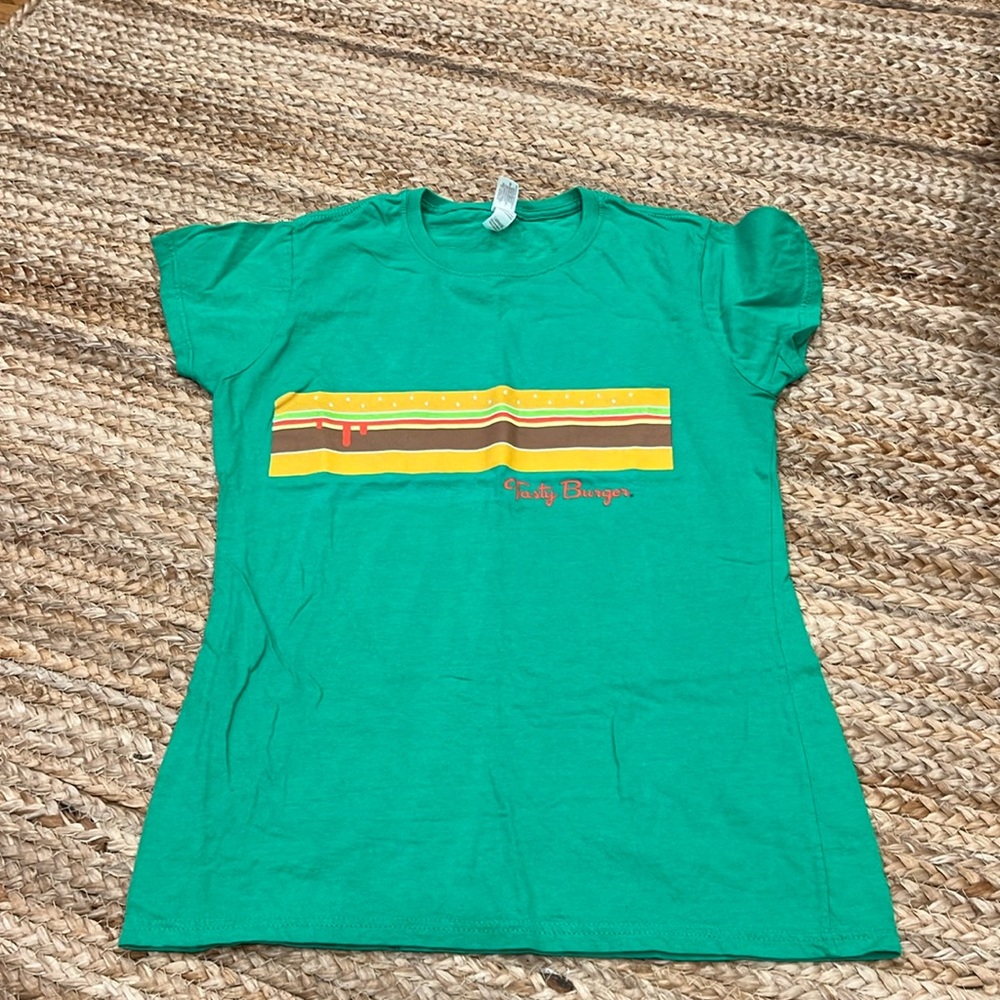 Gildan Soft Cotton Tasty Burger Tee Shirt